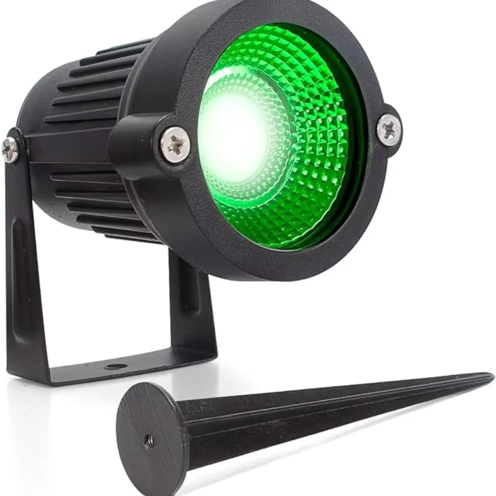Kit com 2 Luminárias LED para Jardim de Espeto á prova d´agua para área externa - Lâmpada de gramado 5W e 7W