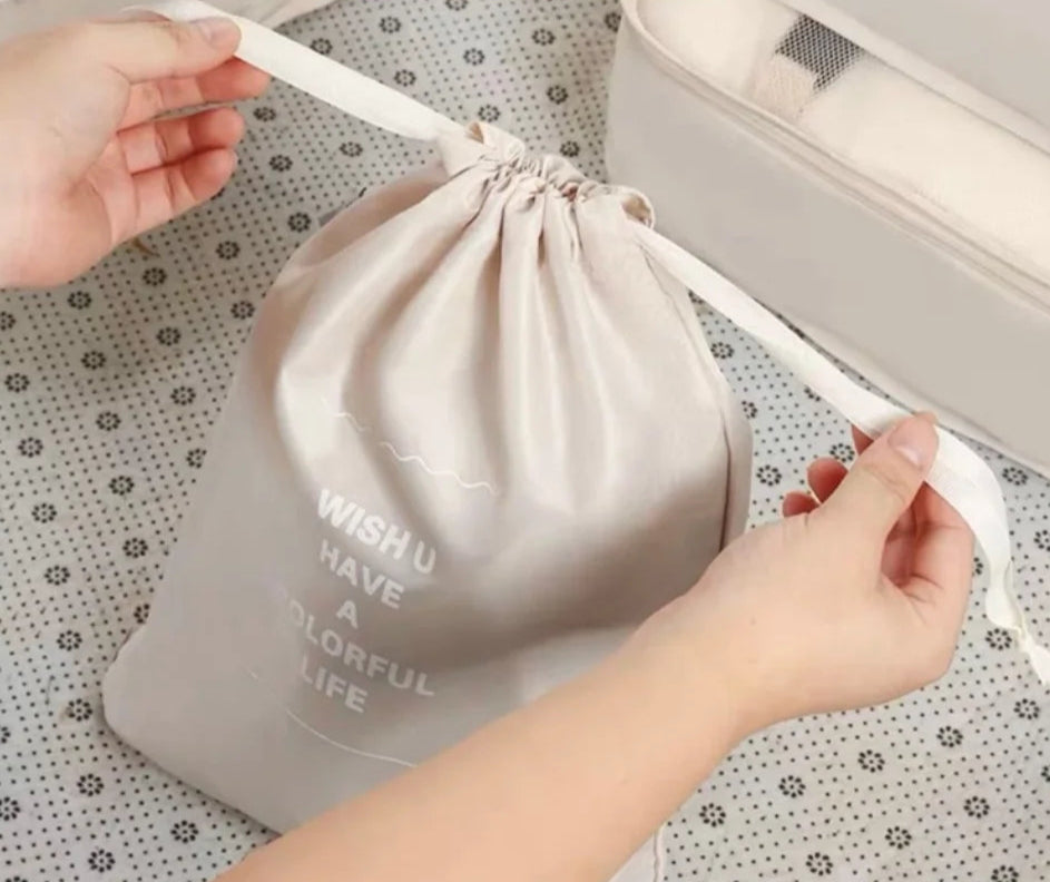 kit de 4 bolsas para roupas e acessórios
