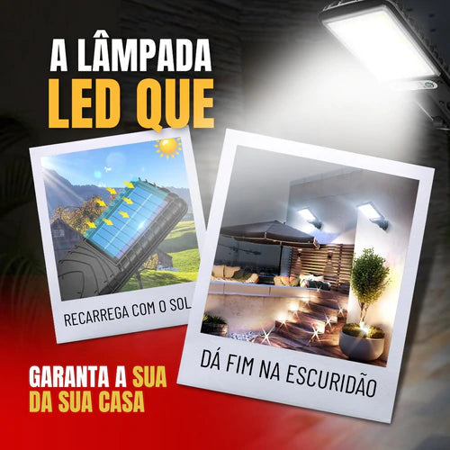 Refletor LED Solar com Sensor de Movimento / IlumiMax / Iluminação