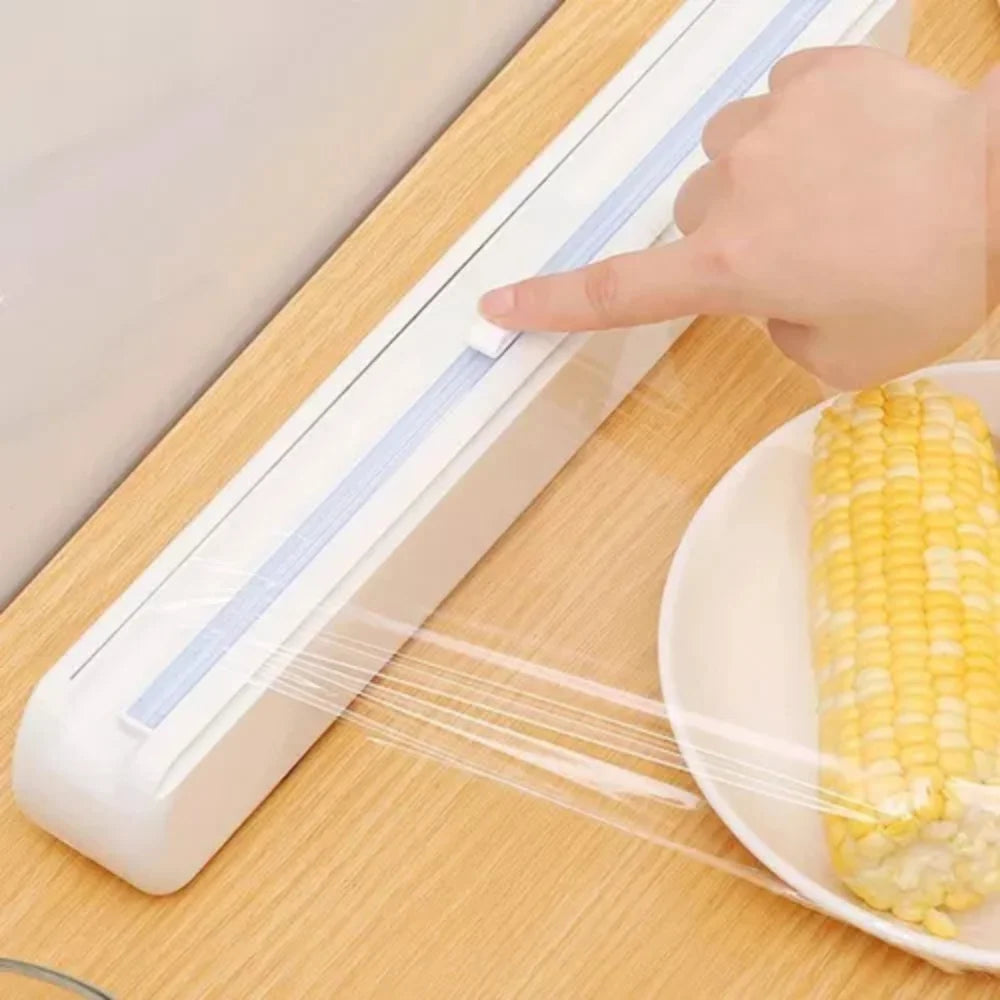 Cortador de papel filme de PVC, Aluminio e papel manteiga ajustável