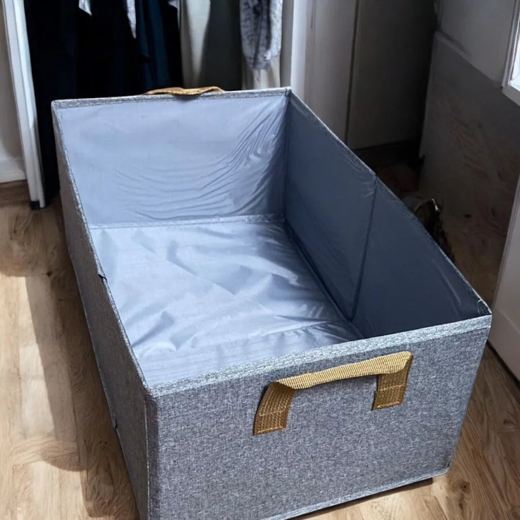 Cesto de Armazenamento Aberto para Organizar e Decorar sua casa