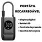 Calibrador de bomba de compressor de ar portátil com lanterna digital para carros, bicicletas e bolas
