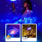Luminária projetor de Estrelinhas e Galáxias - 7 Modos em LED 360°