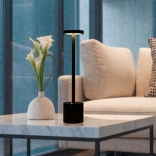 Abajur Luminaria de Mesa Recarregável Sem fio Decorativo