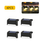 Luzes LED solares para áreas externas para patio e jardim, deck, escadas