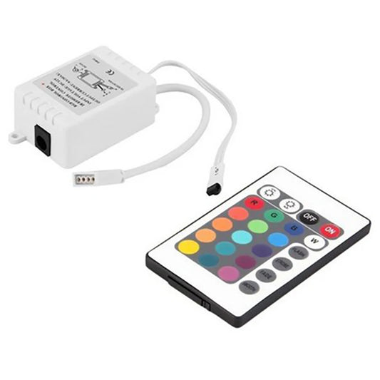 Fita LED Ultra RGB 3528 à prova d'água de 5 m + controle e fonte