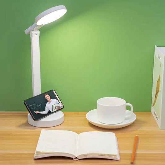 Abajur Luminária de Mesa para Estudo LED Recarregável