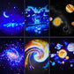 Luminária projetor de Estrelinhas e Galáxias - 7 Modos em LED 360°